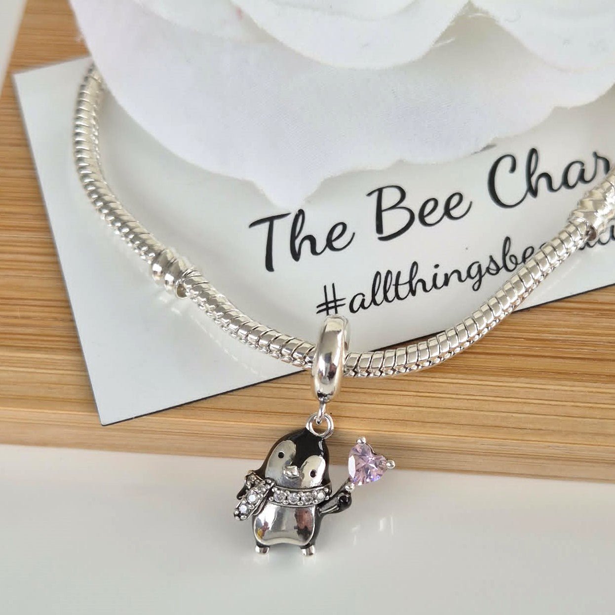 Penguin Charm - The Bee Charm