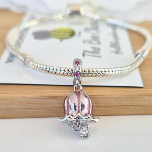 Pink Tulip Charm - The Bee Charm