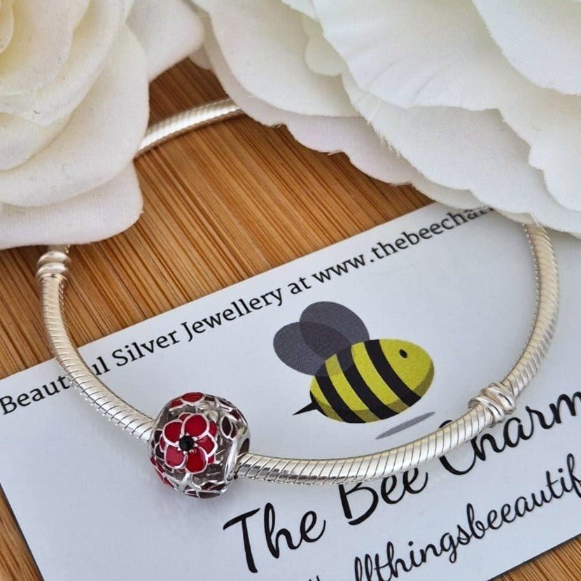 Poppy Charm - The Bee Charm