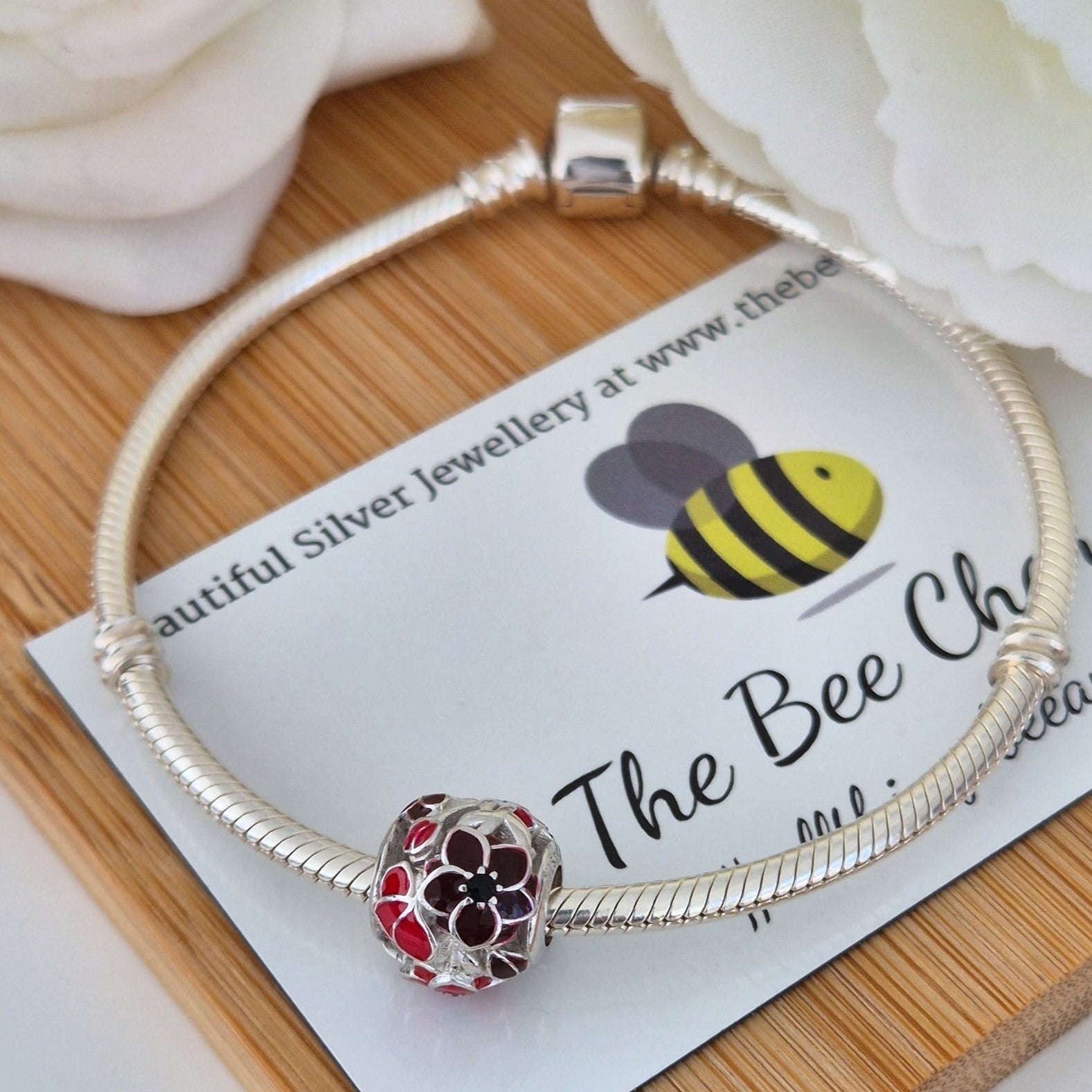 Poppy Charm - The Bee Charm