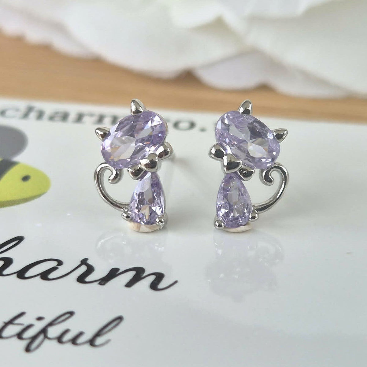 Pussy Cat Studs - The Bee Charm