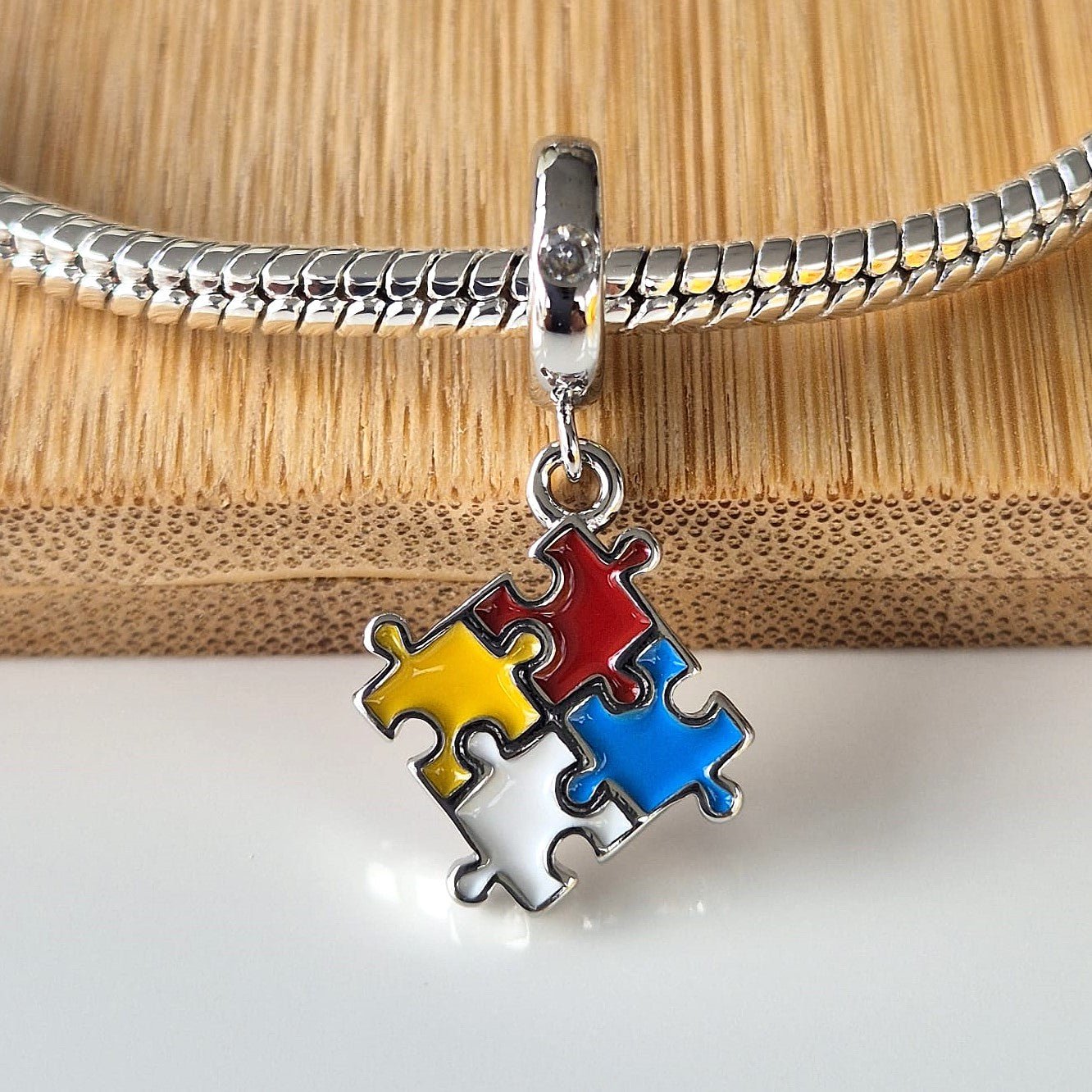 Puzzle Charm (Autism Symbol) - The Bee Charm
