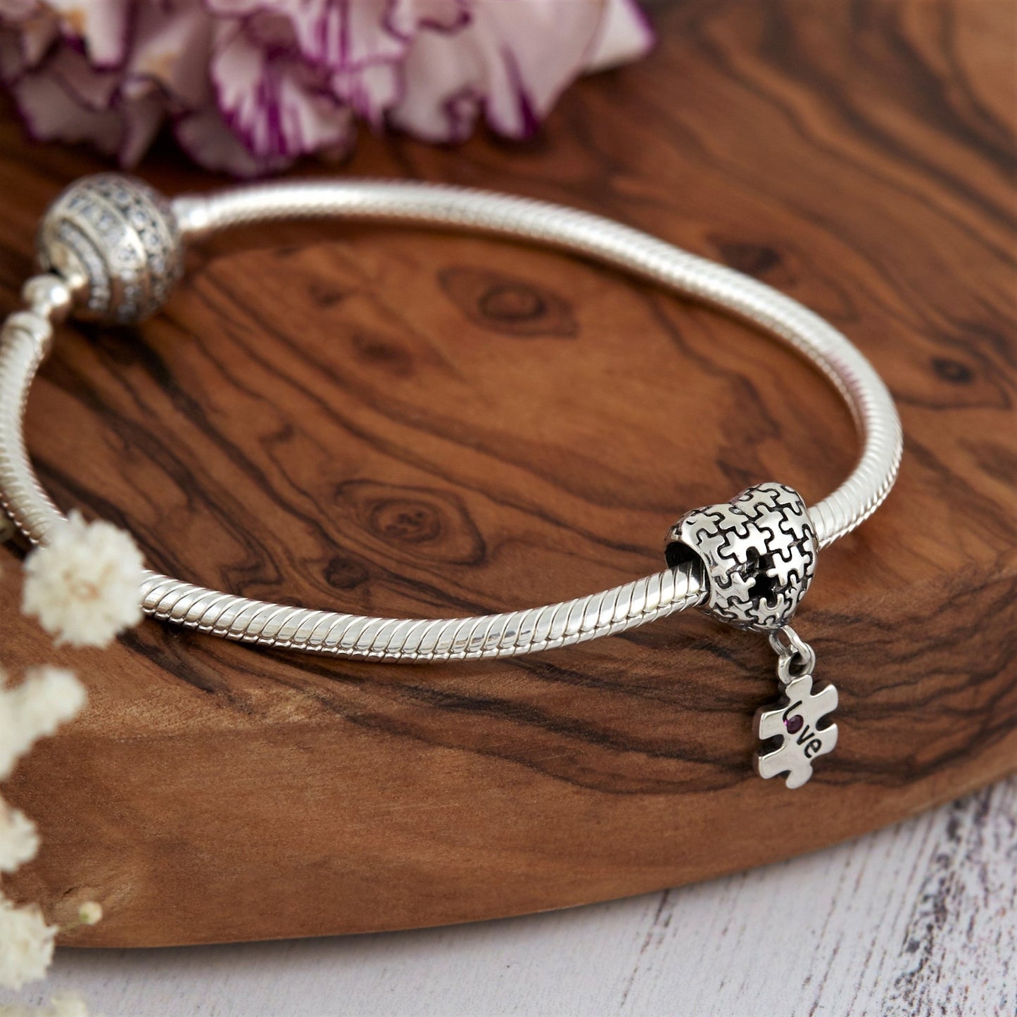 Puzzle Charm (Autism Symbol) - The Bee Charm