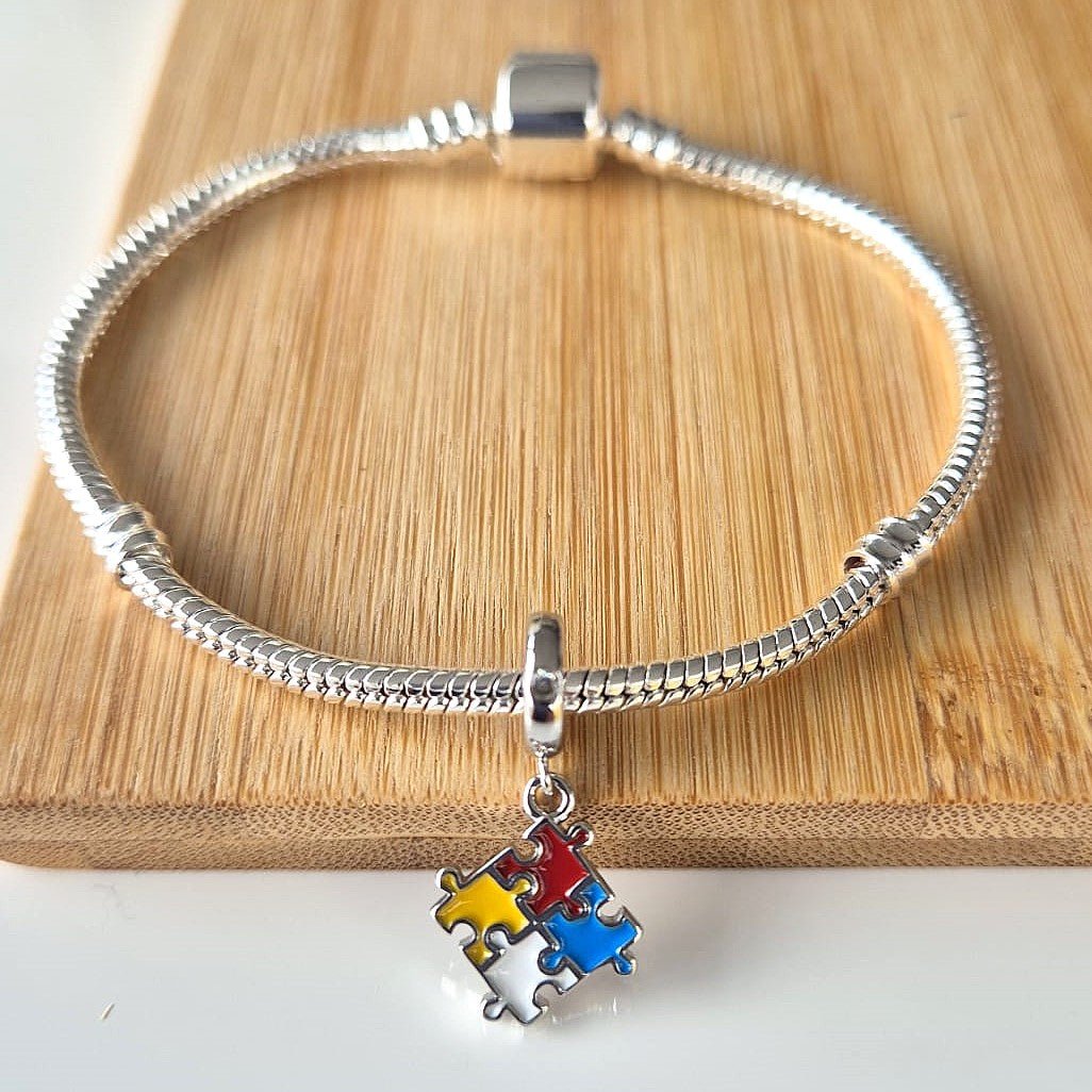 Puzzle Charm (Autism Symbol) - The Bee Charm