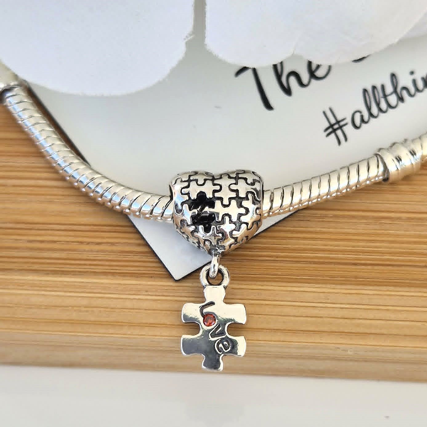 Puzzle Charm (Autism Symbol) - The Bee Charm