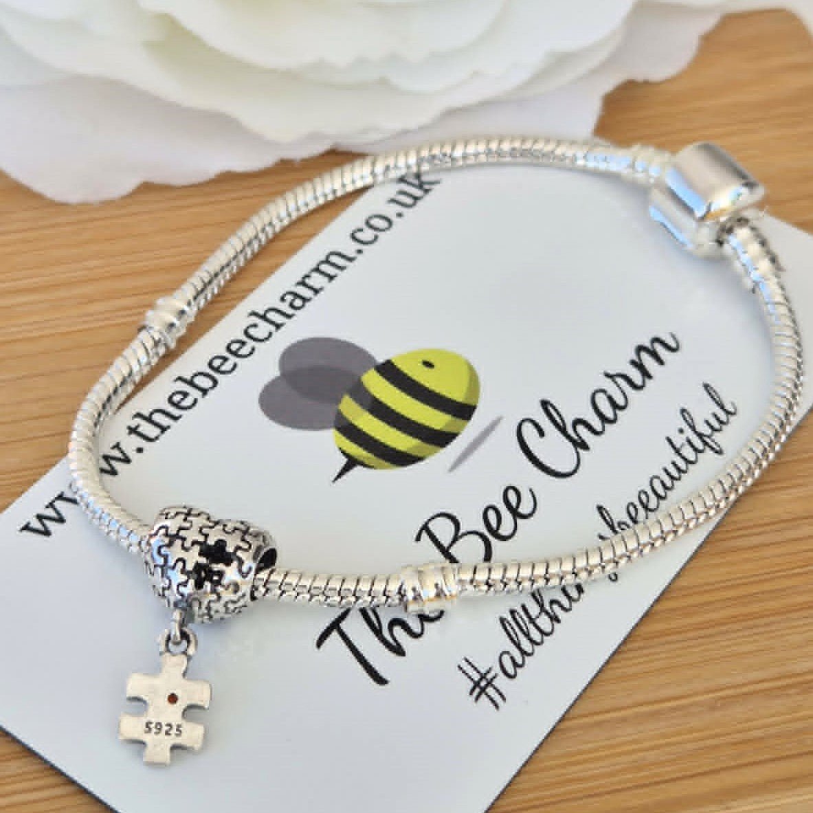Puzzle Charm (Autism Symbol) - The Bee Charm