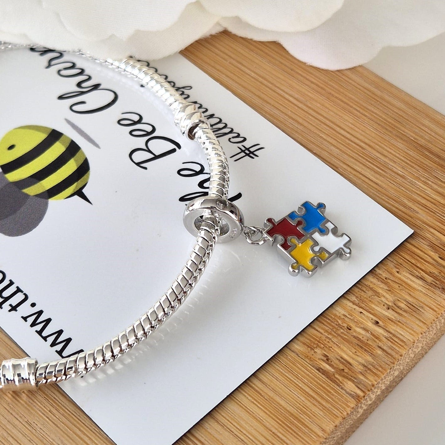 Puzzle Charm (Autism Symbol) - The Bee Charm