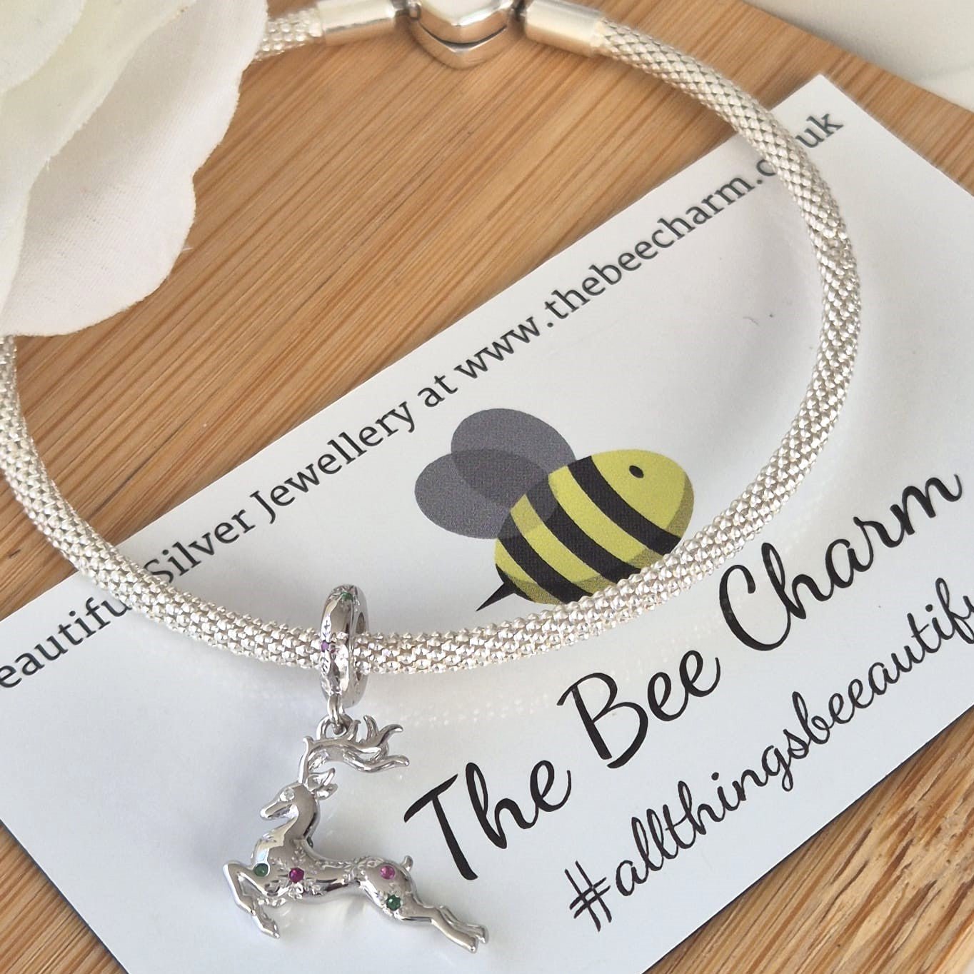 Reindeer Charm - The Bee Charm