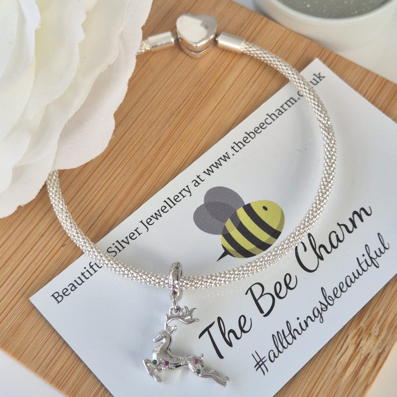 Reindeer Charm - The Bee Charm
