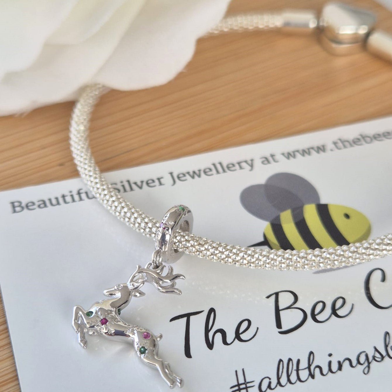 Reindeer Charm - The Bee Charm