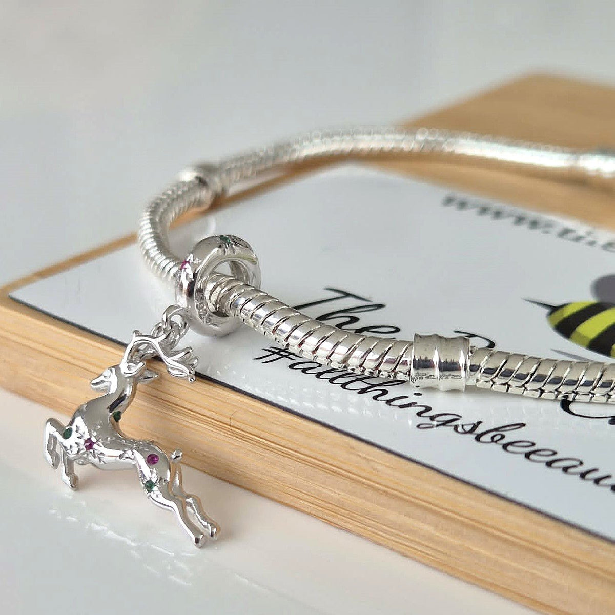 Reindeer Charm - The Bee Charm