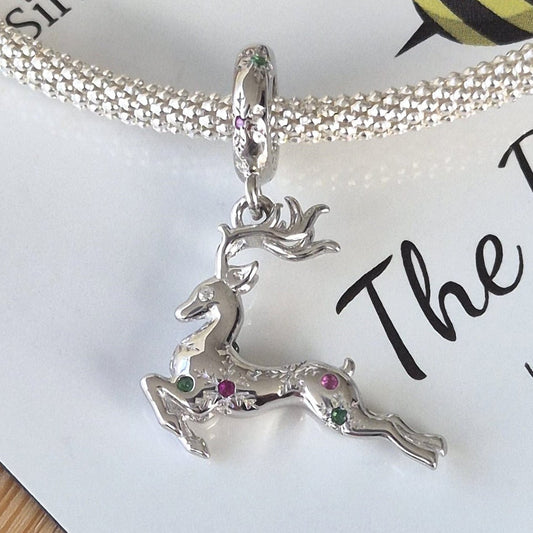 Reindeer Charm - The Bee Charm