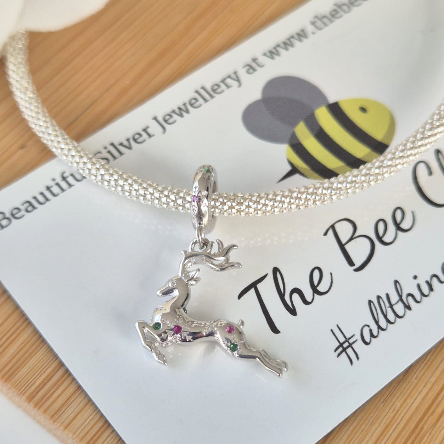Reindeer Charm - The Bee Charm
