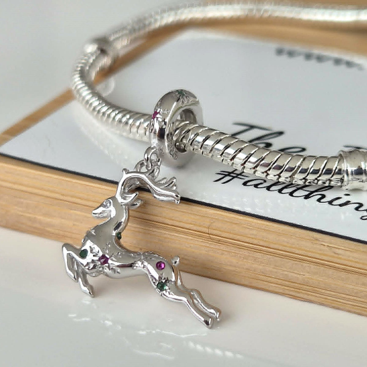Reindeer Charm - The Bee Charm