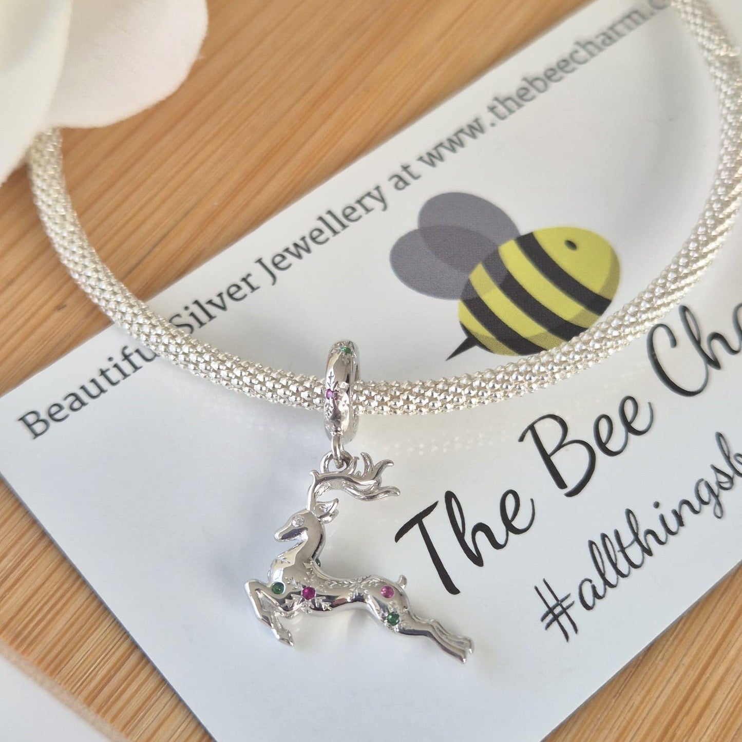 Reindeer Charm - The Bee Charm