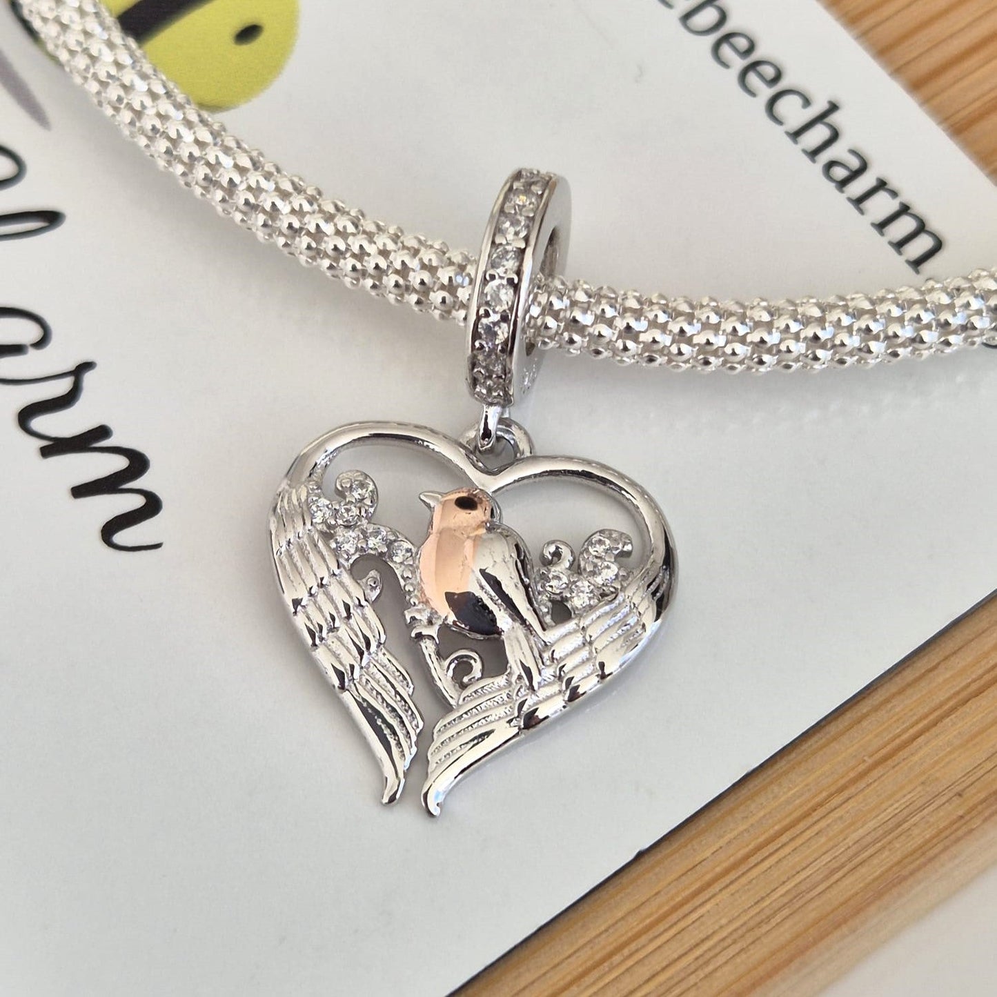 Robin Charm - The Bee Charm