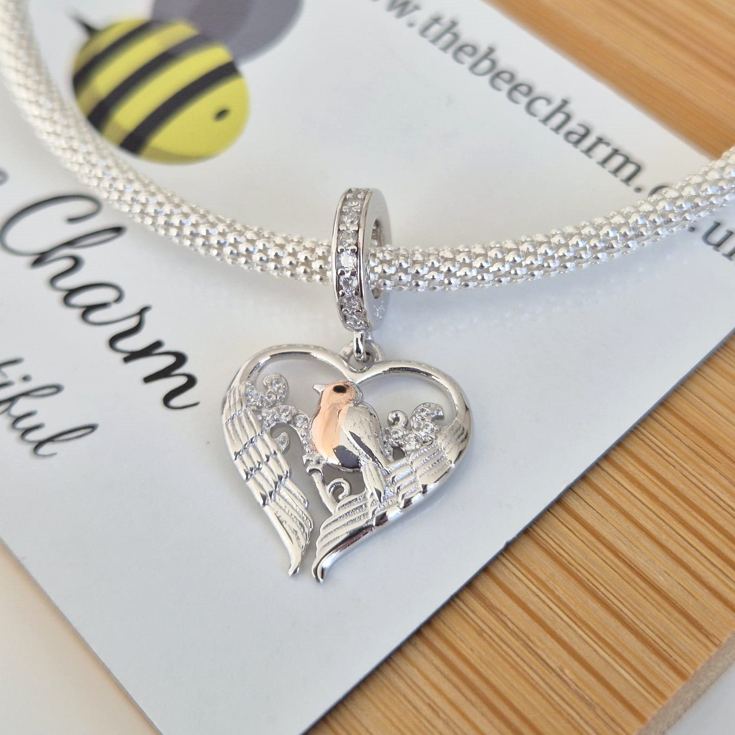Robin Charm - The Bee Charm