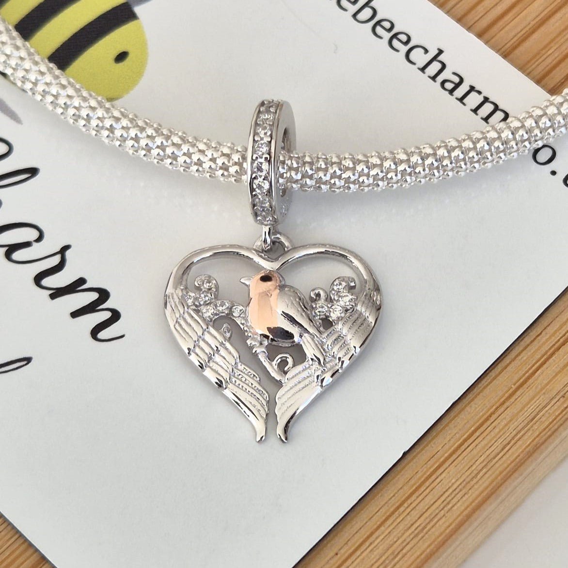 Robin Charm - The Bee Charm
