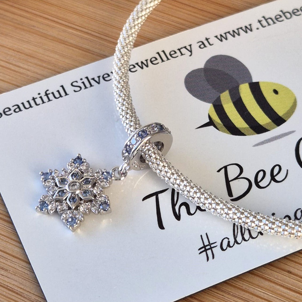 Snowflake Charm - The Bee Charm