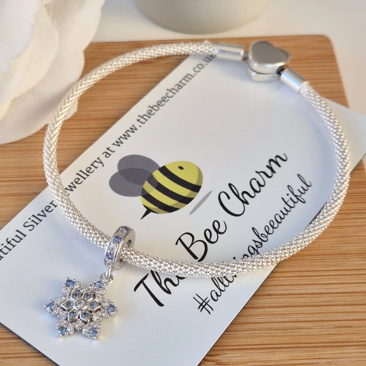 Snowflake Charm - The Bee Charm