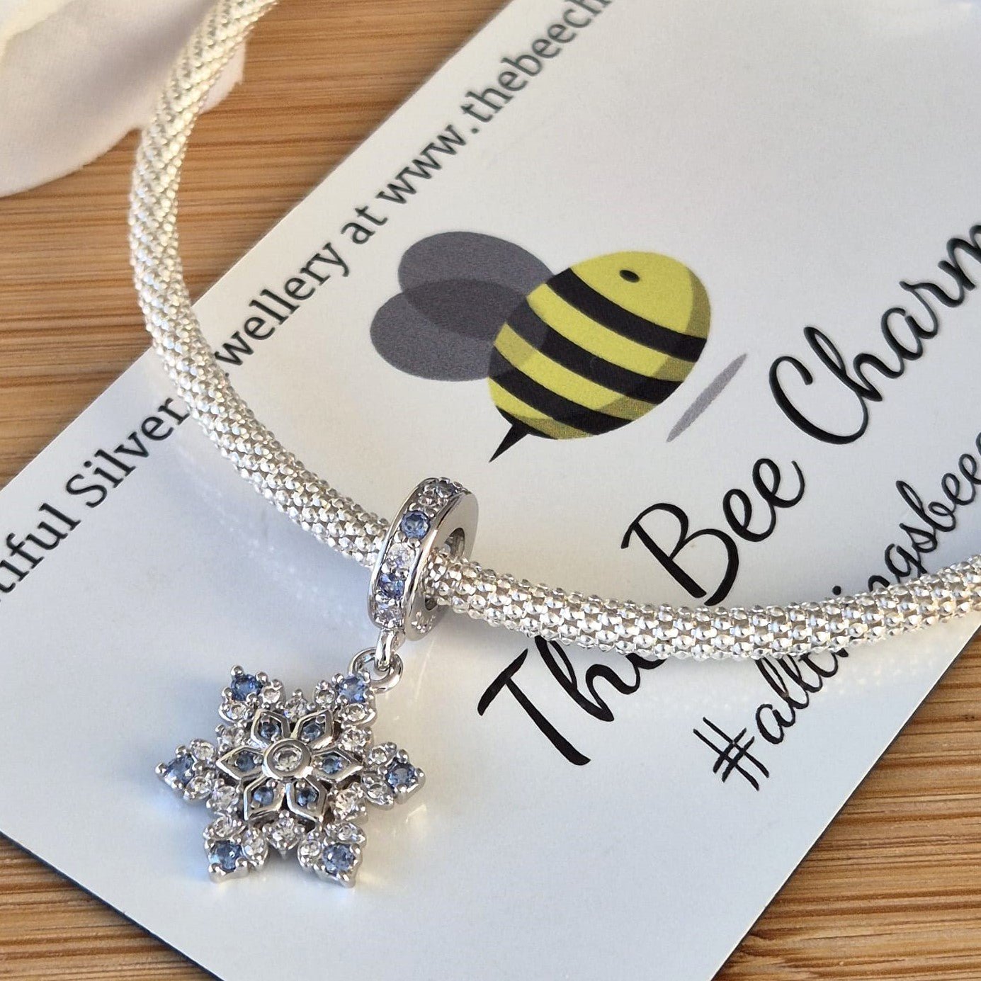 Snowflake Charm - The Bee Charm