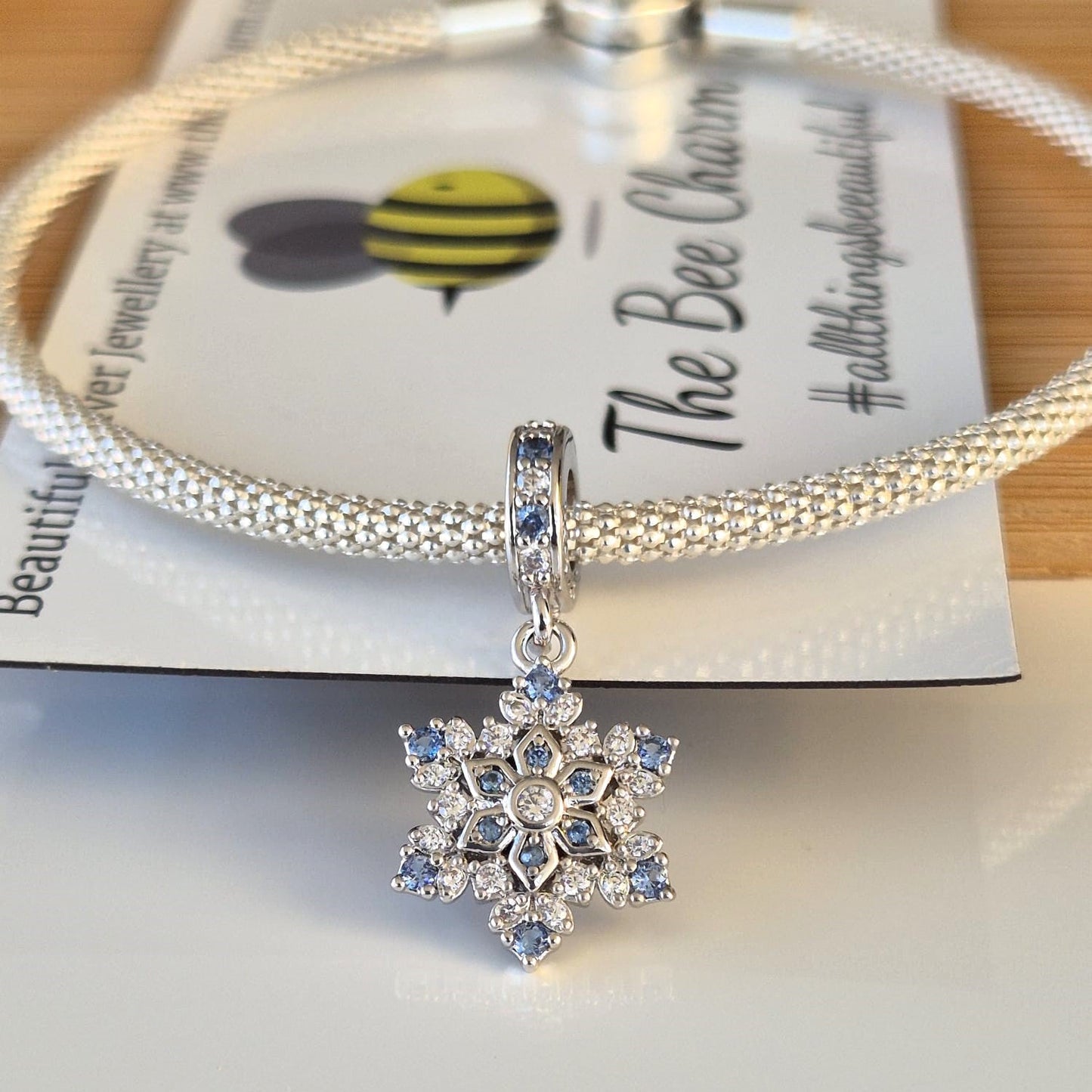 Snowflake Charm - The Bee Charm
