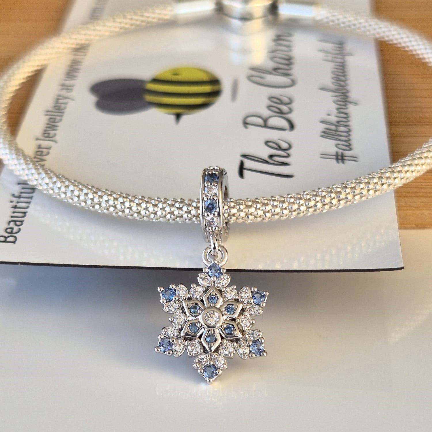 Snowflake Charm - The Bee Charm