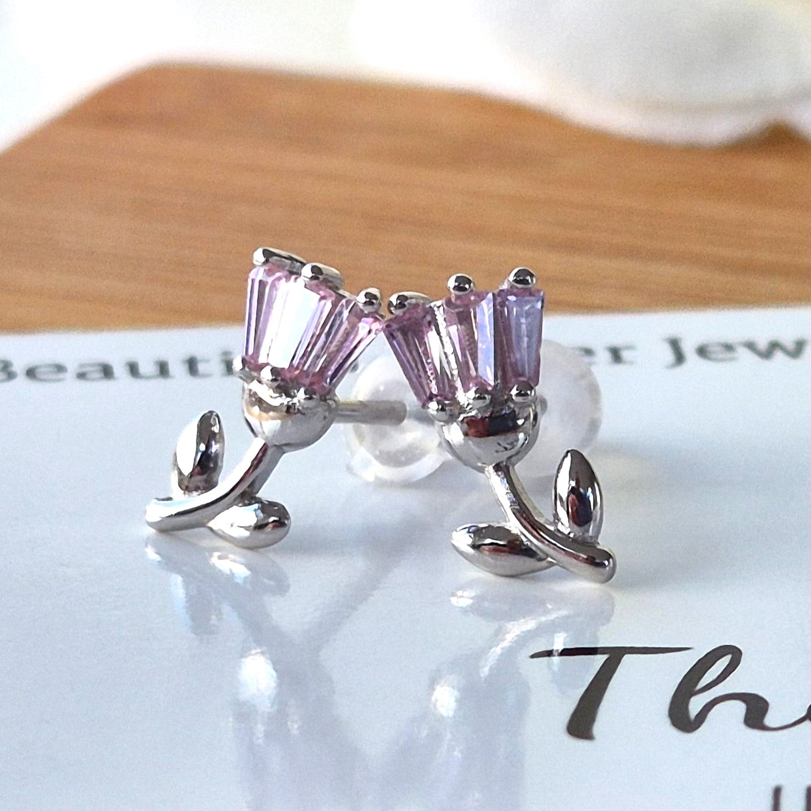 Tulip Studs - The Bee Charm