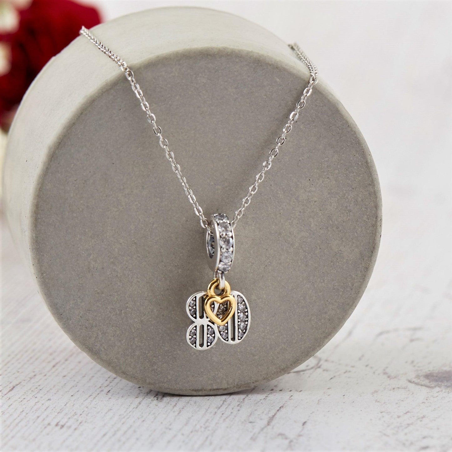 80th Birthday Charm | 925 Sterling Silver | The Bee Charm