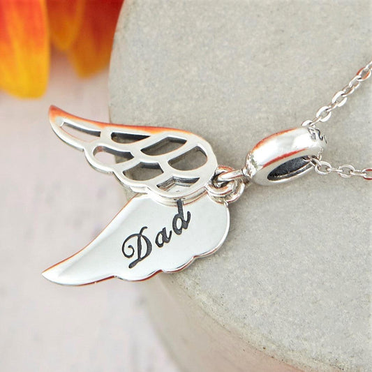 Angel Dad Charm - The Bee Charm