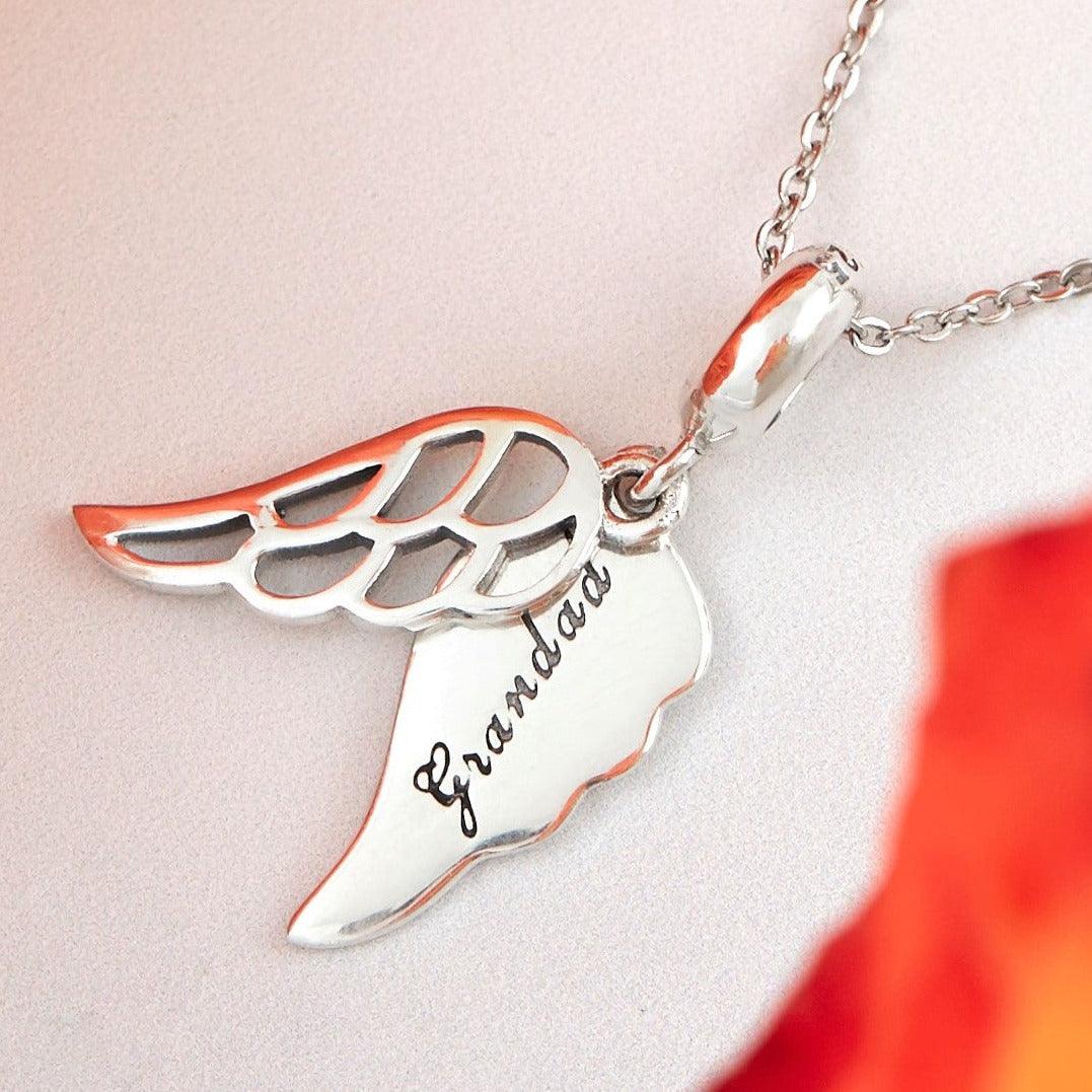 Angel Grandad Charm - The Bee Charm