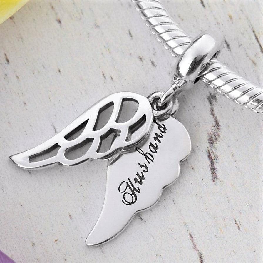 Angel Husband Charm - The Bee Charm