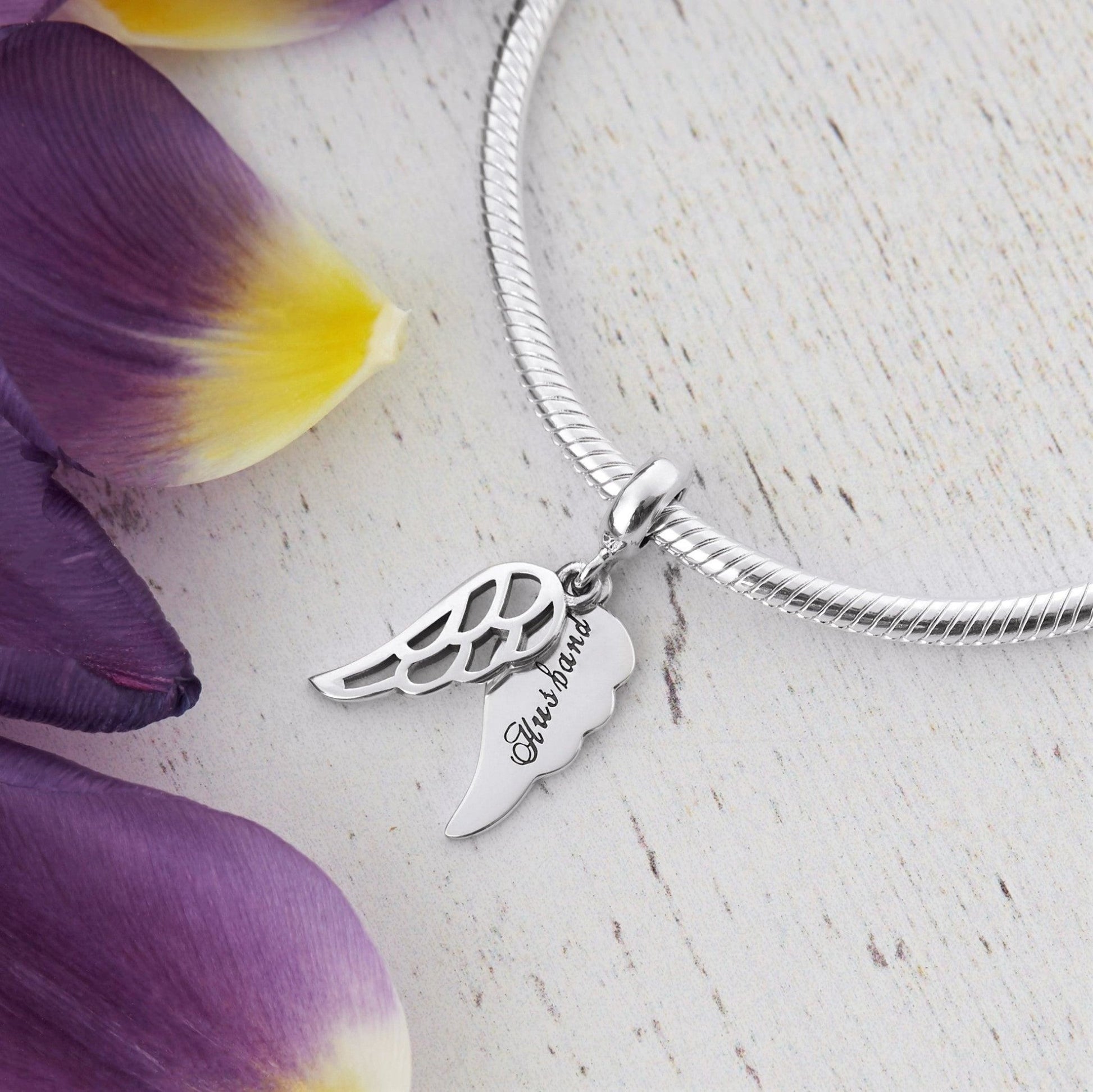 Angel Husband Charm - The Bee Charm