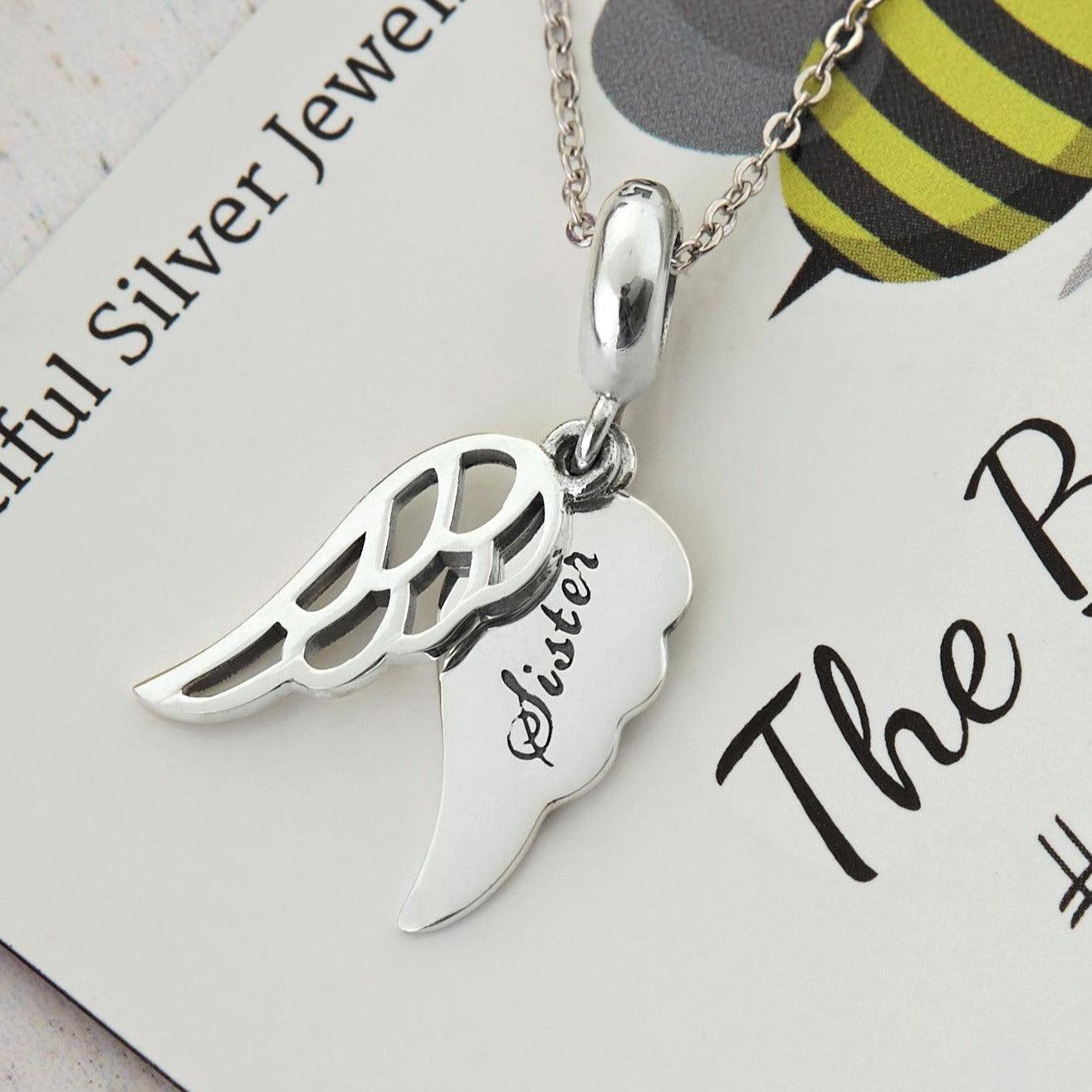 Angel Sister Charm - The Bee Charm