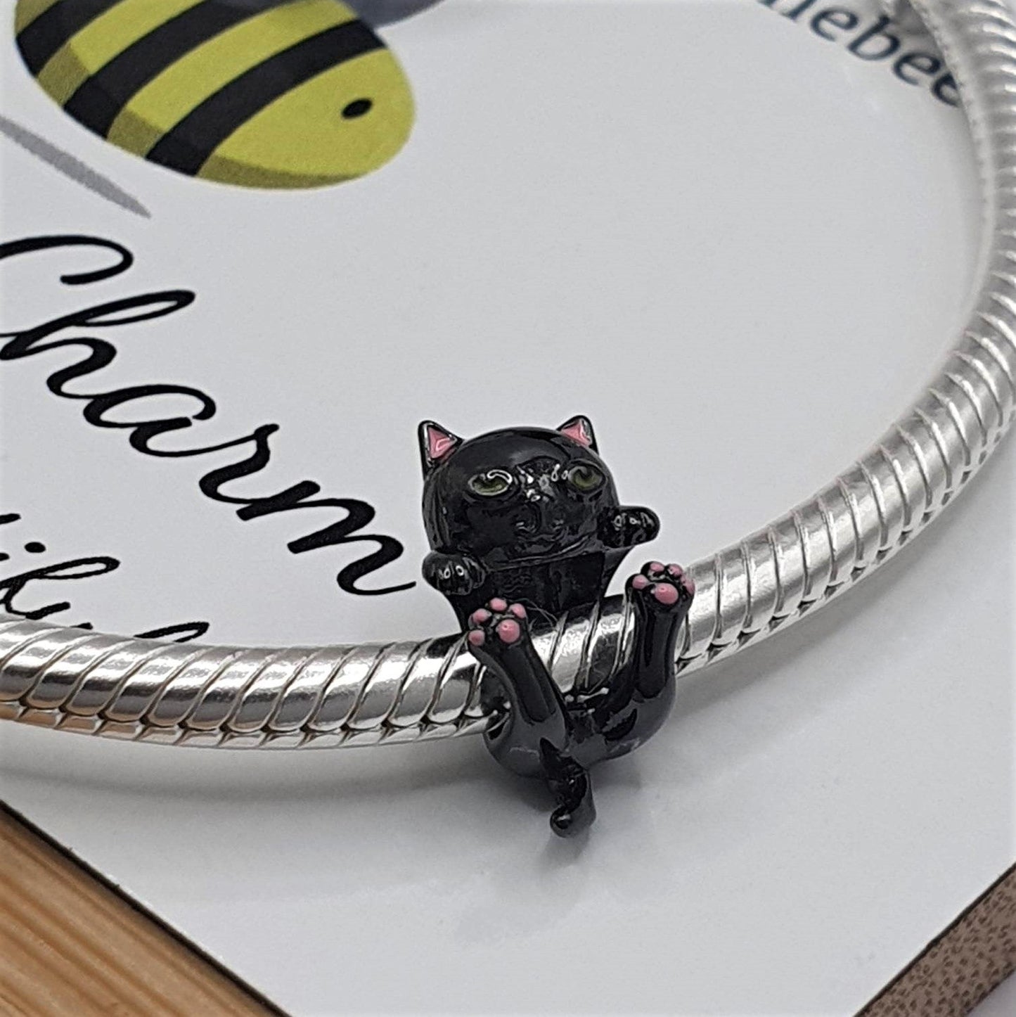 Black Cat Charm - The Bee Charm