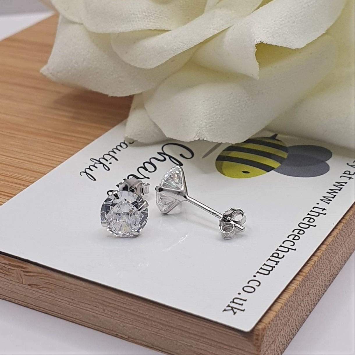 Cubic Zircon Earrings - The Bee Charm