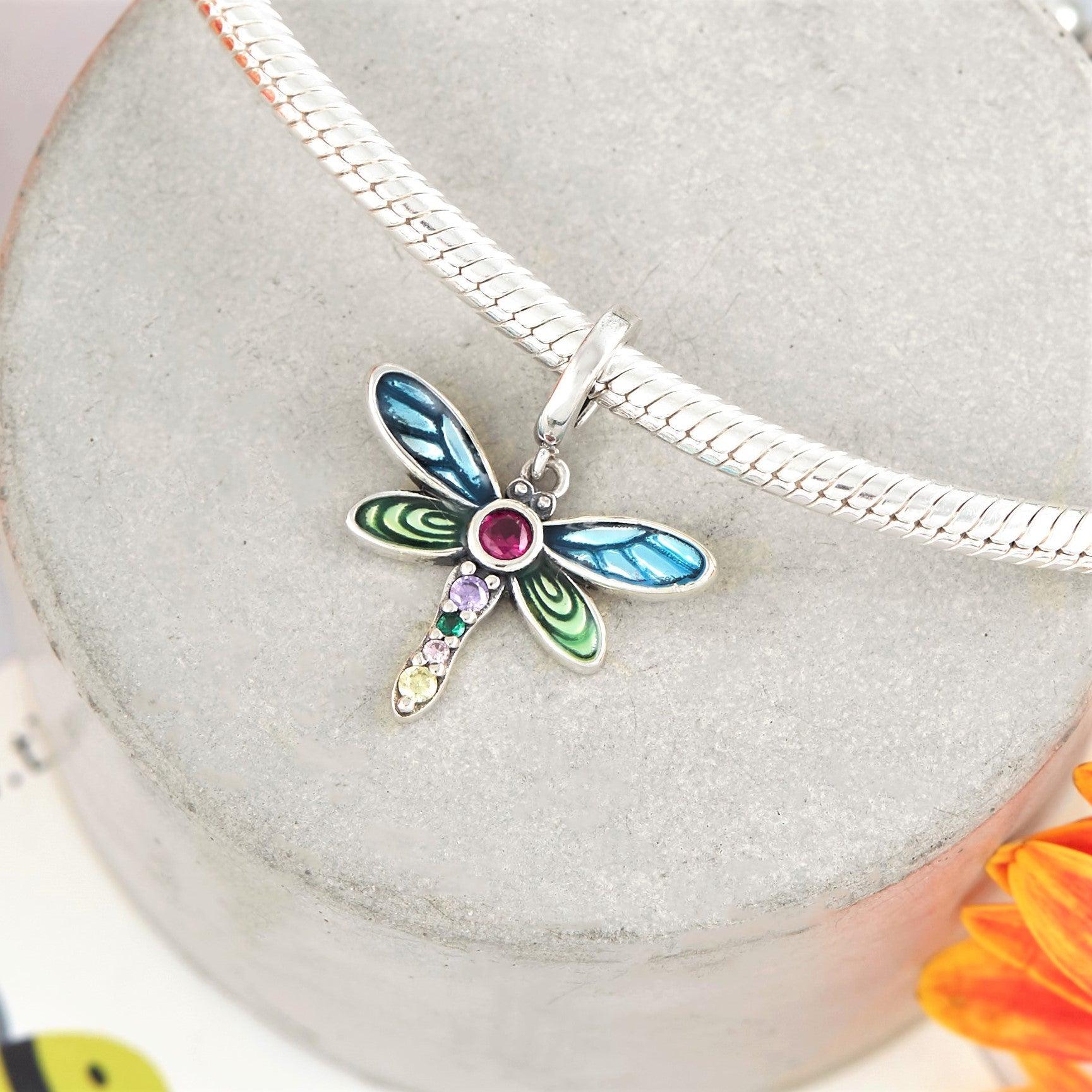 Pandora Dreamy Dragonfly Necklace 397104CZ-65 (Retired)