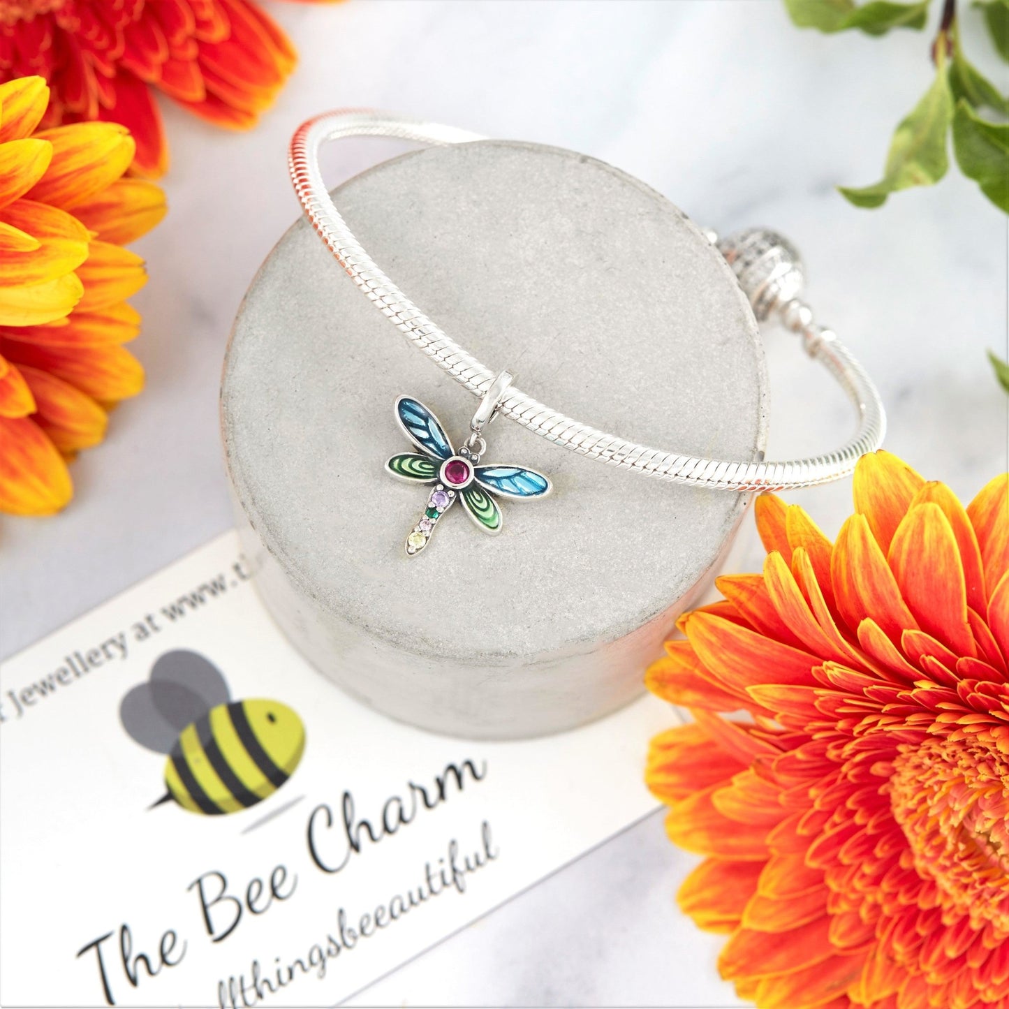 Dragonfly Charm - The Bee Charm