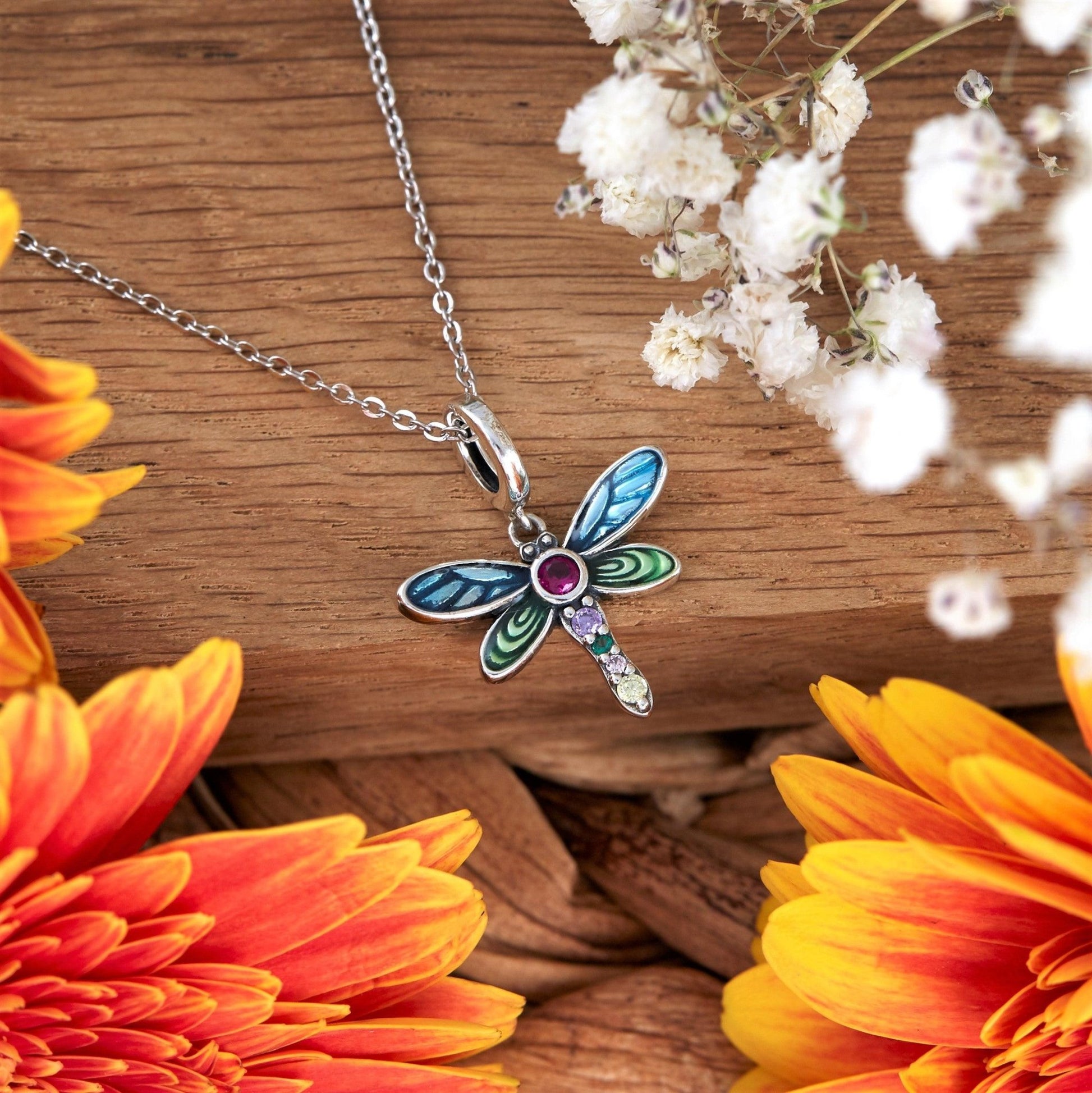 Dragonfly Charm - The Bee Charm