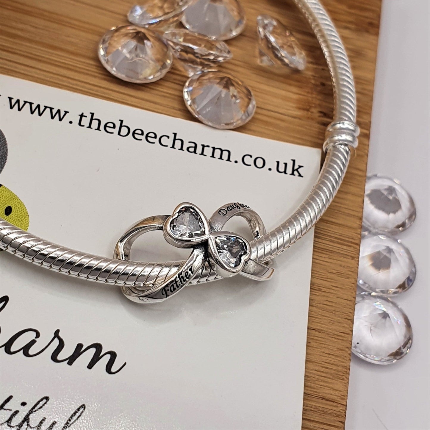 Father & Daughter Forever Charm - The Bee Charm