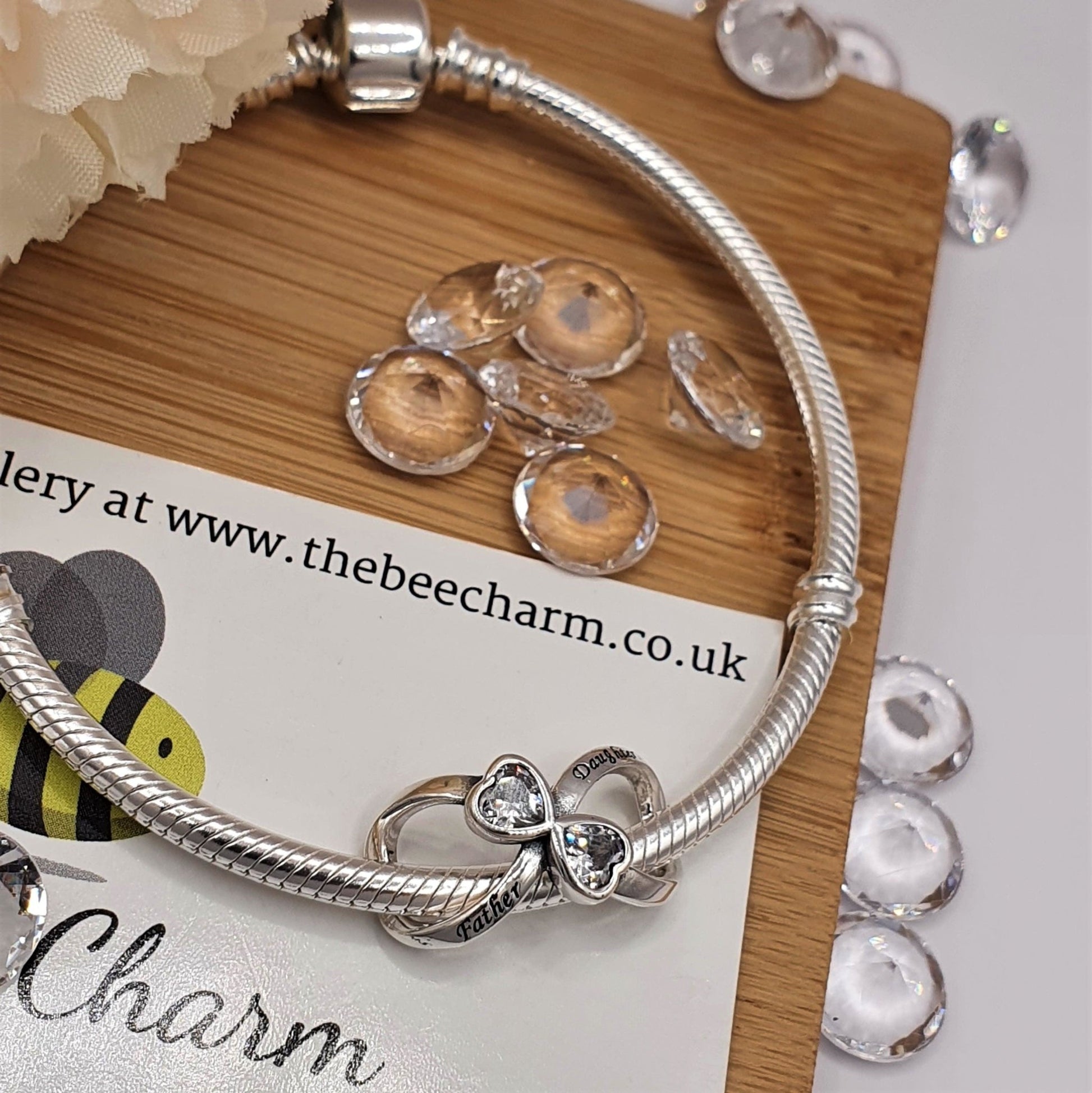 Father & Daughter Forever Charm - The Bee Charm