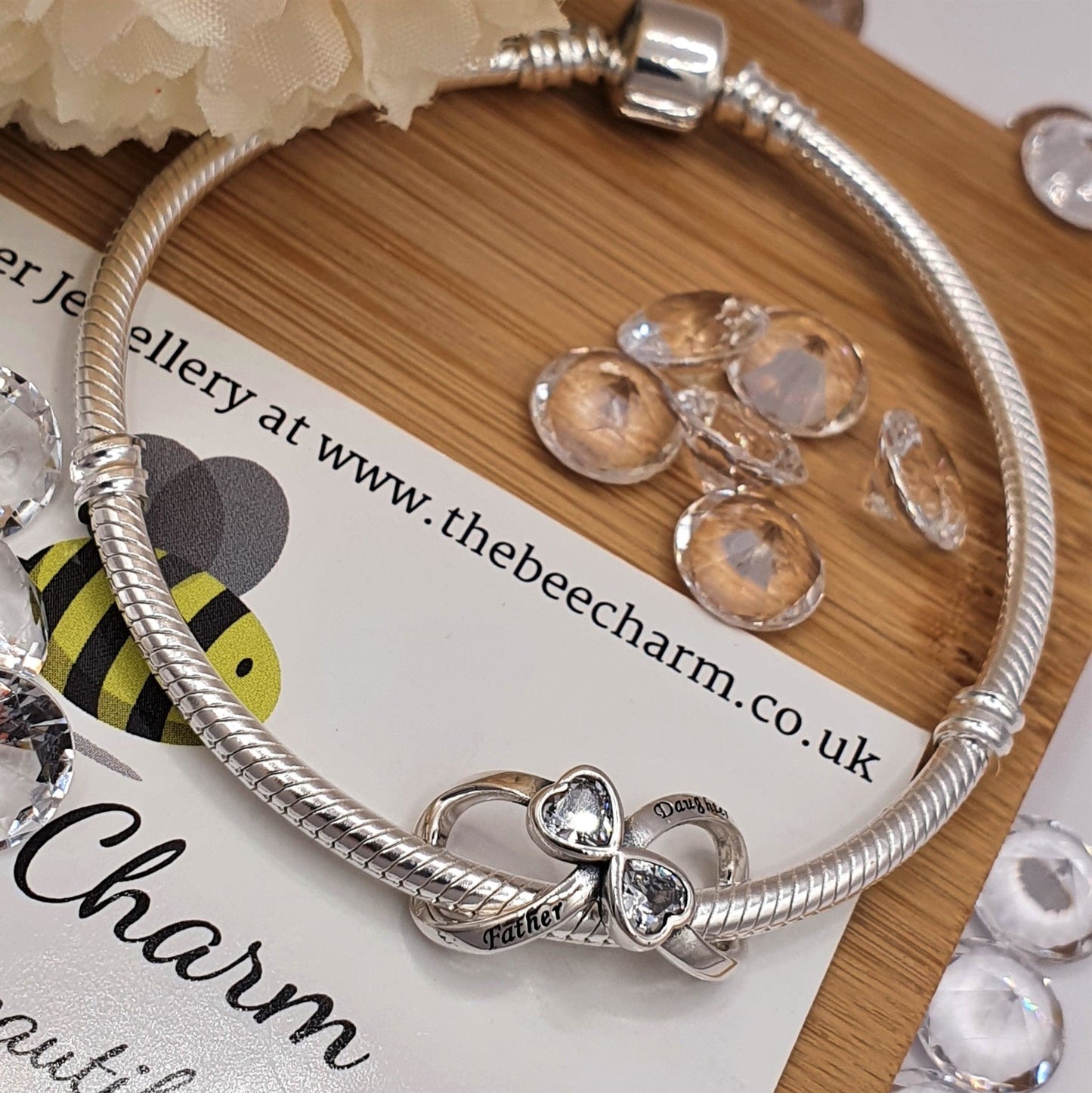 Father & Daughter Forever Charm - The Bee Charm