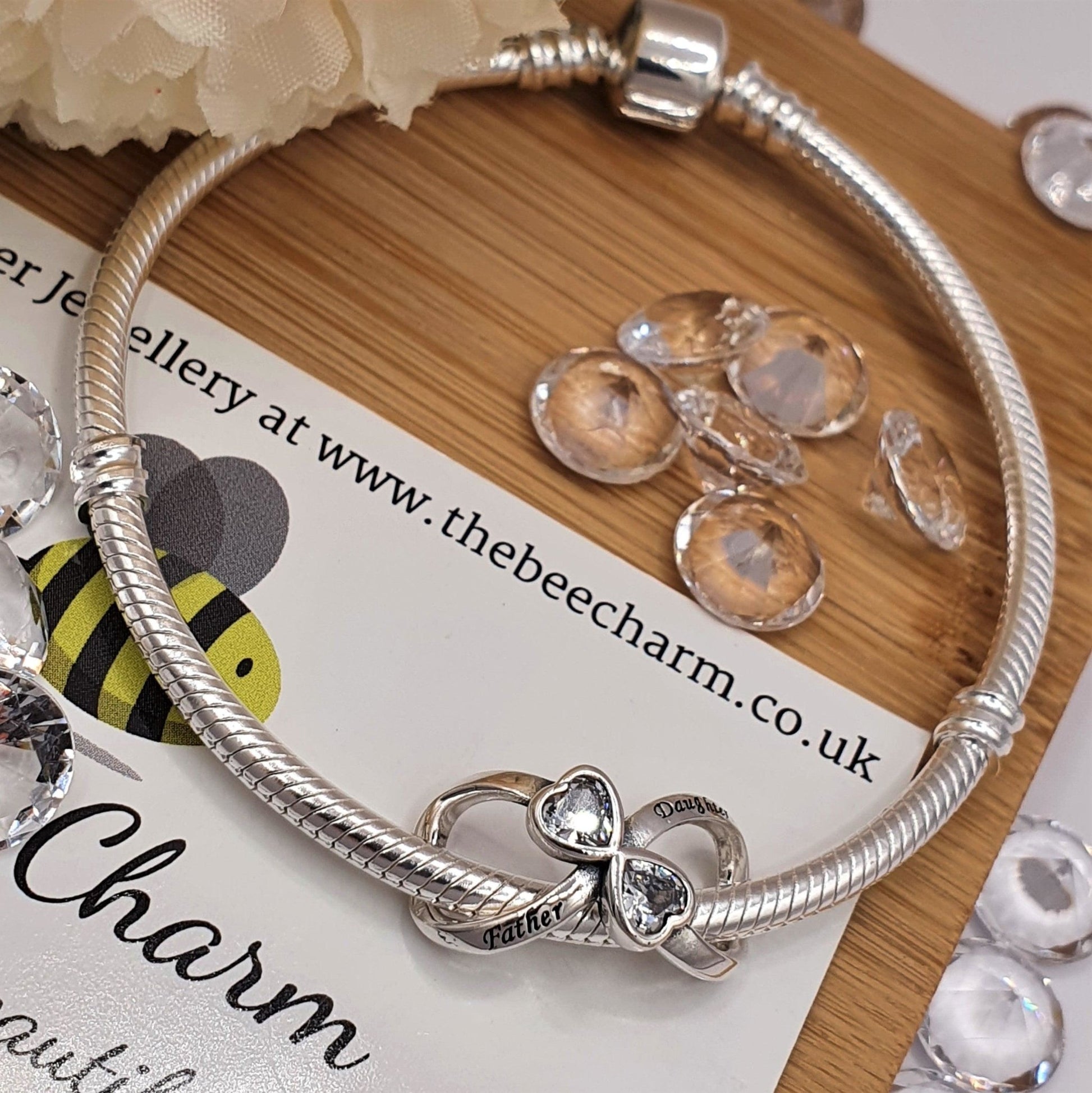 Father & Daughter Forever Charm - The Bee Charm