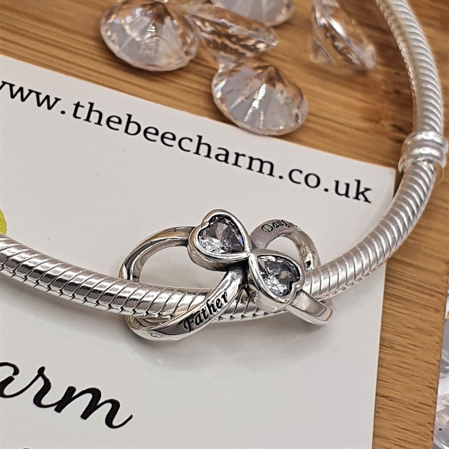 Father & Daughter Forever Charm - The Bee Charm