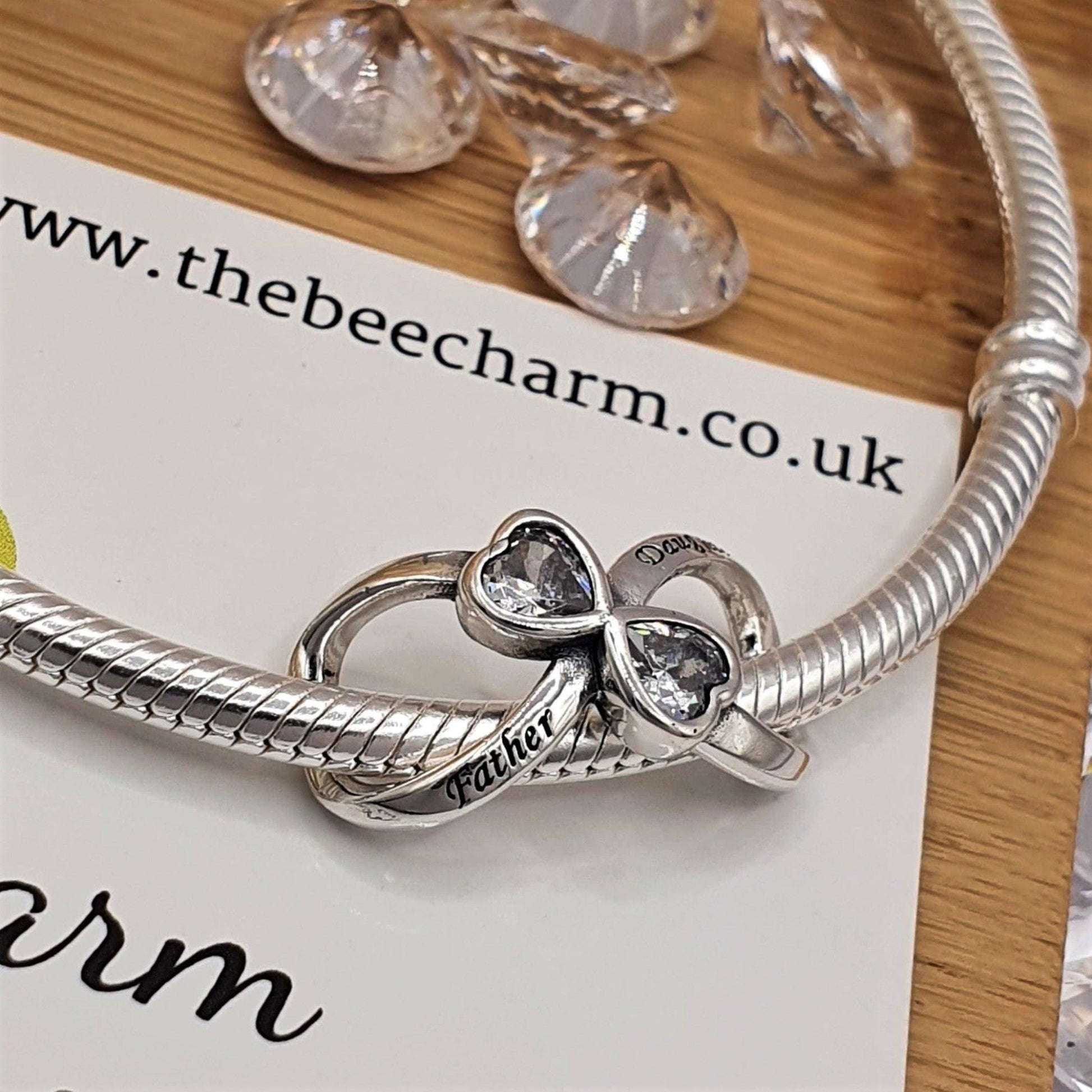 Father & Daughter Forever Charm - The Bee Charm