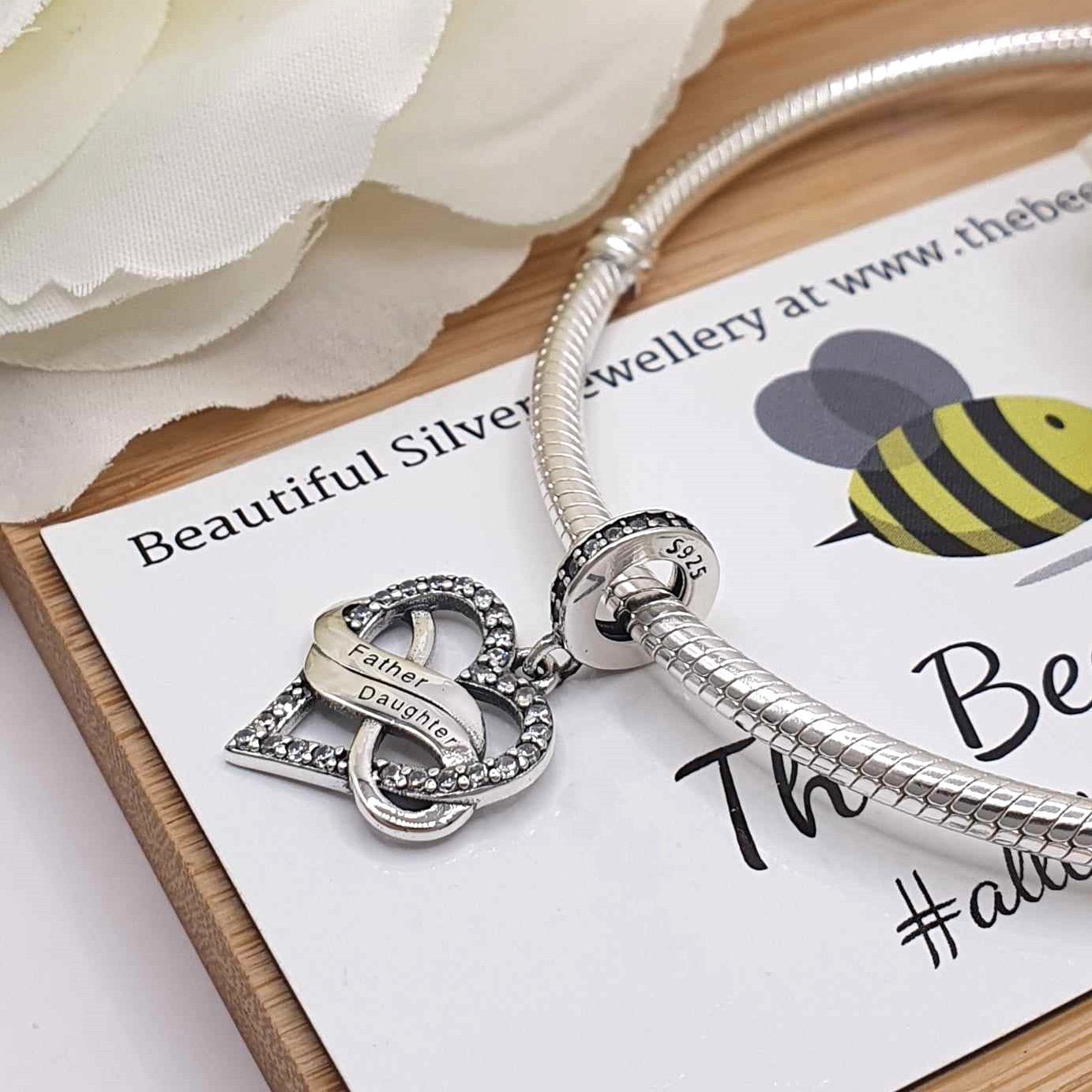 Father Daughter Charms - The Bee Charm