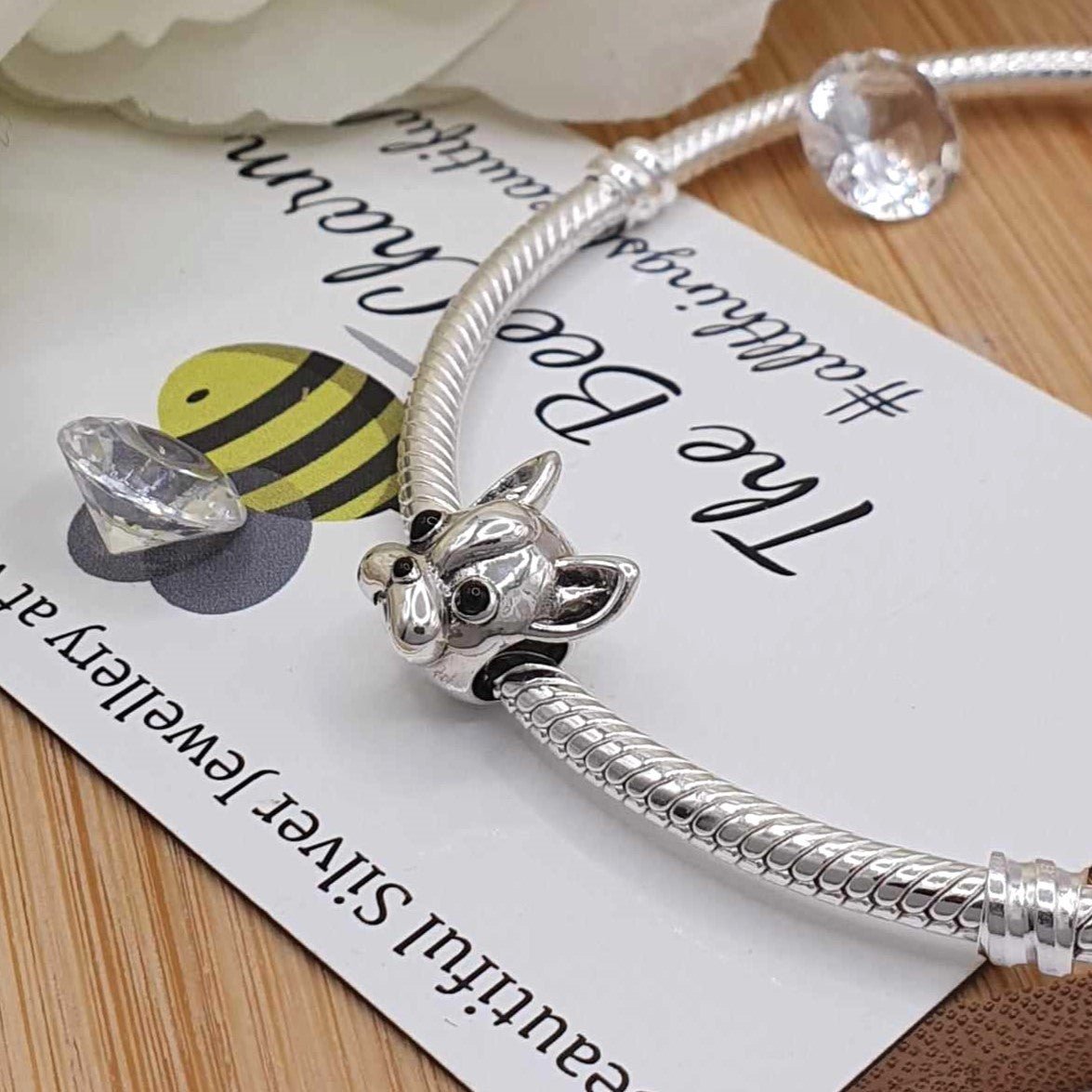 French Bulldog Charm - The Bee Charm