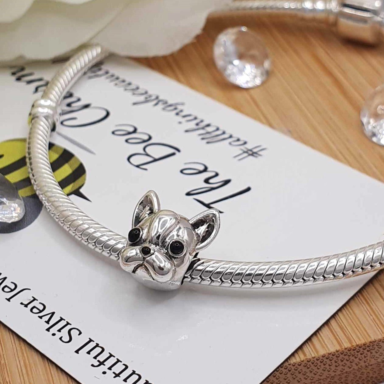 French Bulldog Charm - The Bee Charm