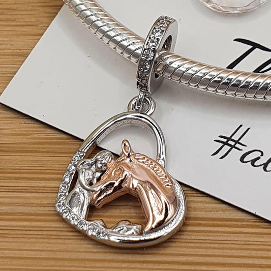 I Love My Horse Charm - The Bee Charm