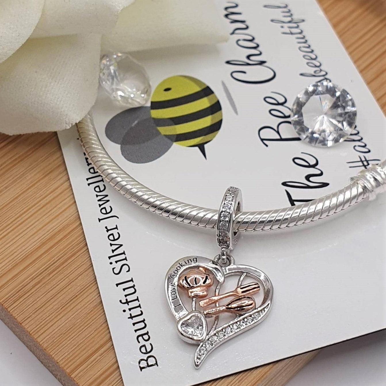 Love To Cook Charm - The Bee Charm
